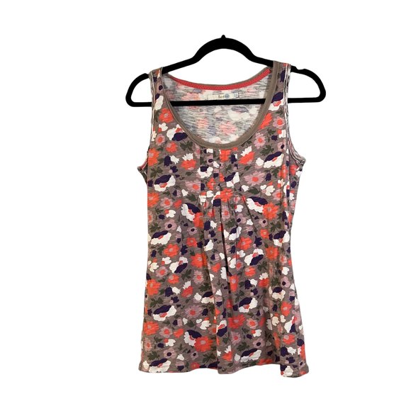 Boden Floral Sleeveless Tank Top Blouse US Size 4 and UK Size 8 - Picture 1 of 4